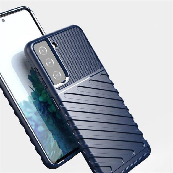 Thunder tok Rugalmas Kemény telefontok TPU tok Samsung Galaxy S21 fe fekete