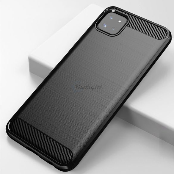 Carbon tok Flexible tok TPU tok Samsung Galaxy A22 5G fekete