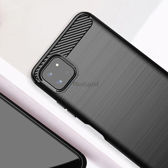 Carbon tok Flexible tok TPU tok Samsung Galaxy A22 5G fekete