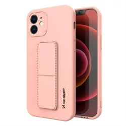   Wozinsky kitámasztható tok Flexible Silicone telefontok egy stand iPhone XS Max Pink