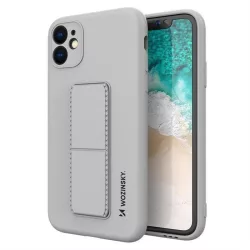   Wozinsky kitámasztható tok Flexible Silicone telefontok egy Stand Iphone 11 Pro Max Gray