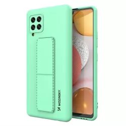   Wozinsky kitámasztható tok Flexible Silicone telefontok Stand Samsung Galaxy A42 5G Mint
