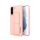 Wozinsky kitámasztható tok Flexible Silicone telefontok Samsung Galaxy S21 + 5G (S21 Plus 5G) rózsaszín