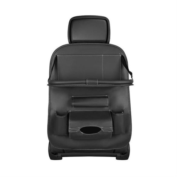 Autószervező az üléshez Összecsukható polcok mini autó asztal fekete