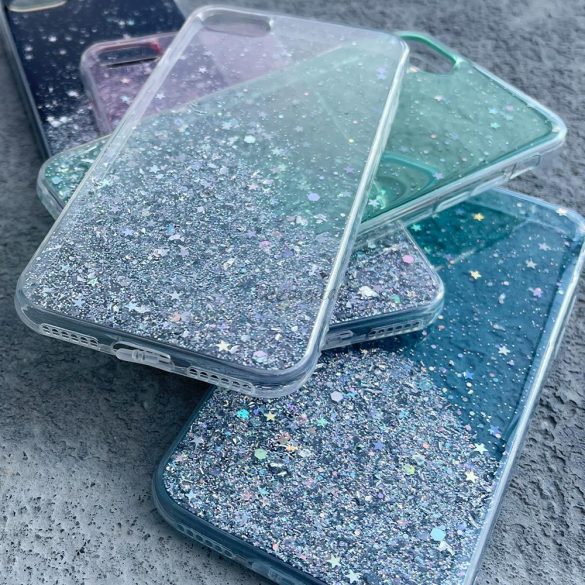 Wozinsky Star Glitter csillogó telefontok Samsung Galaxy A22 4G rózsaszín