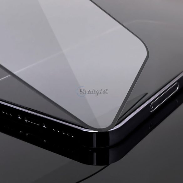 Wozinsky Super Tough Full Glue edzett üveg iPhone 14 Plus / 13 Pro Max fekete kerettel