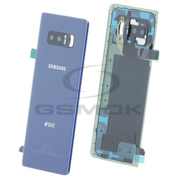 Akumulátor fedél SAMSUNG N950 Galaxy Note 8 DuoS Kék GH82-14985B Eredeti szervízcsomag