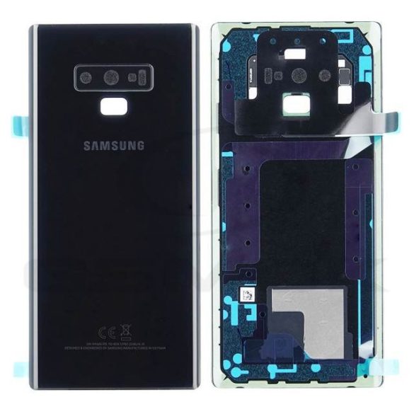 Akumulátor Fedél Samsung N960 Galaxy Note 9 Fekete Gh82-16920A Gh82-16917A Gh82-16923A Gh82-16923A Eredeti Szervizcsomag