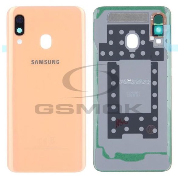 Akumulátor fedél SAMSUNG A405 GALAXY A40 CORAL GH82-19406D Eredeti szervízcsomag