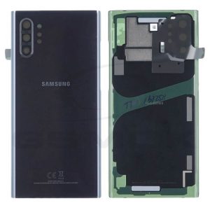 Akumulátor Fedél Samsung N975 Galaxy Note 10 Plus Fekete Gh82-20588A Gh82-20614A Eredeti Szervizcsomag