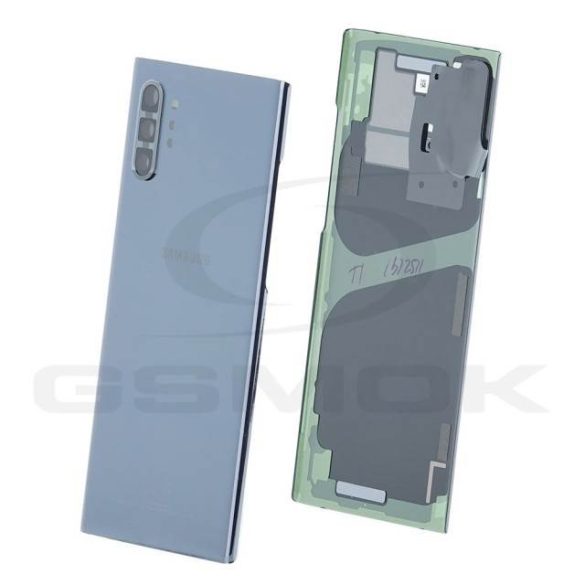 Akumulátor Fedél Samsung N975 Galaxy Note 10 Plus Fekete Gh82-20588A Gh82-20614A Eredeti Szervizcsomag