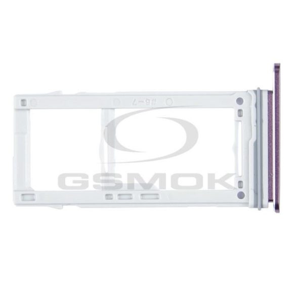 SIM-kártya és a memóriakártya-tartót SAMSUNG G965 GALAXY S9 PLUS DuoS LILA LILA GH98-42575B [EREDETI]
