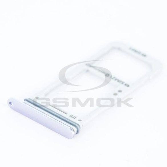 Dual SIM kártya és memóriakártya tartó Samsung G955 Galaxy S8 Plus Violet GH98-40977C [Eredeti]