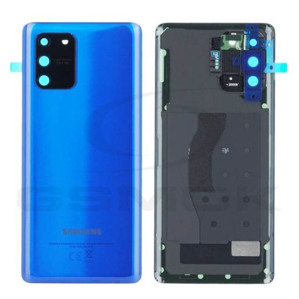 Akkumulátor Fedél Ház Samsung G770 Galaxy S10 Lite Prism Kék Gh82-21670C Eredeti Szervizcsomag