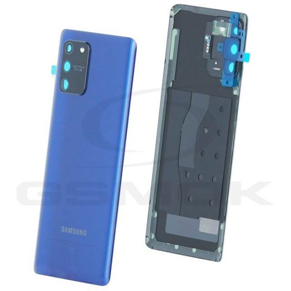 Akkumulátor Fedél Ház Samsung G770 Galaxy S10 Lite Prism Kék Gh82-21670C Eredeti Szervizcsomag