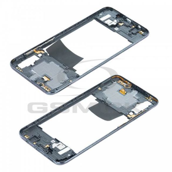 Középső Borítás Samsung A705 Galaxy A70 Fekete Gh97-23445A, Gh97-23258A Eredeti Szervizcsomag