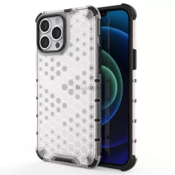  Honeycomb tok ütésálló telefontok TPU Bumper iPhone 13 Pro Max átlátszó