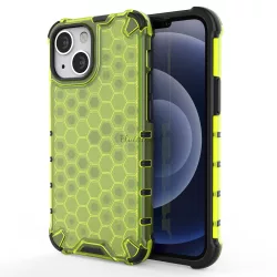   Honeycomb tok ütésálló telefontok TPU Bumper iPhone 13 mini zöld