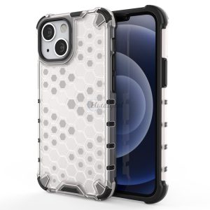 Honeycomb tok ütésálló telefontok TPU Bumper iPhone 13 mini átlátszó