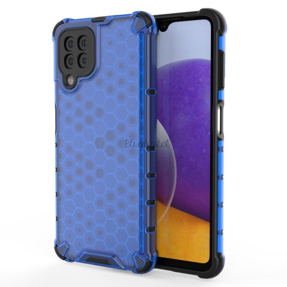 Honeycomb tok Armor tok TPU Bumper Samsung Galaxy A22 4G kékhez