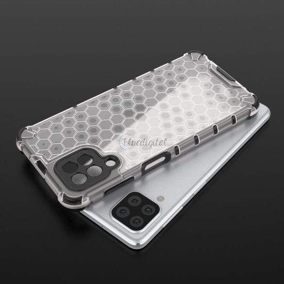Honeycomb tok Páncéltelefontok a TPU Bumper Samsung Galaxy A22 4G átlátszóságához