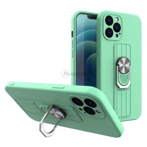 Ring tok szilikon tok iPhone 11 Pro Max - menta