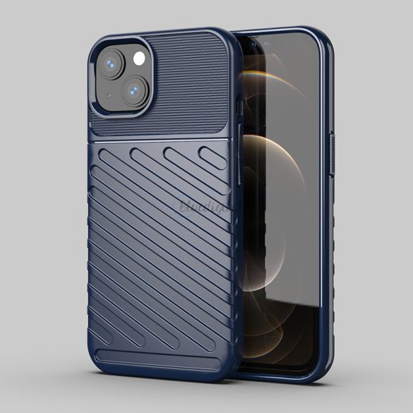 Thunder tok Flexible Tough ütésálló tok TPU tok iPhone 13 Mini Blue