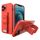 Kötél tok Gel TPU légzsák telefontok iPhone 12 Pro Red