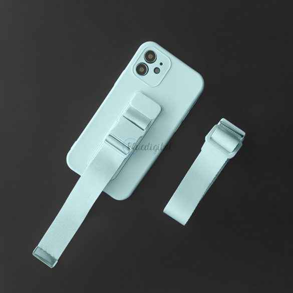 Kötél tok Gel TPU légzsák telefontok iPhone 12 pro kékhez