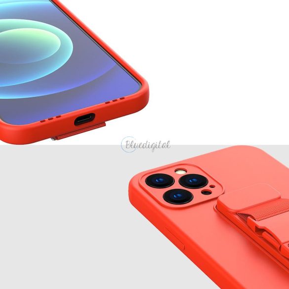 Kötél tok Gel TPU légzsákos telefontok Xiaomi Poco X3 NFC vöröshez