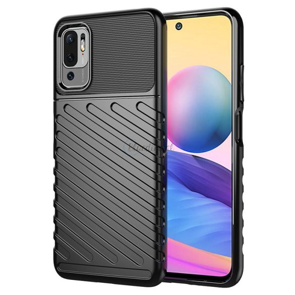 Thunder Case tok Xiaomi Redmi Note 10 5G / Poco M3 Pro fekete