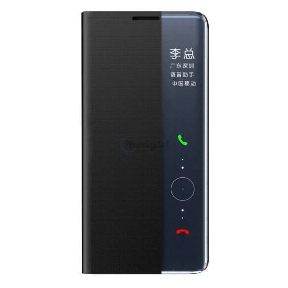 SLEEP tok flipes kihajtható Smart Window tok Samsung Galaxy A22 4G rózsaszín
