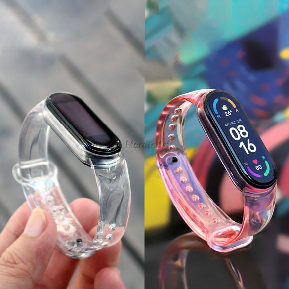 csereszíj xiaomi Mi Band 6/5 kék tok