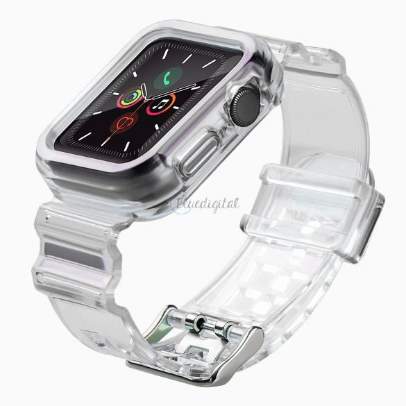 Strap Light Set csereszíj Apple Watch 6 44mm / Watch 5 44mm / Watch 4 44mm / Watch SE 44mm fekete