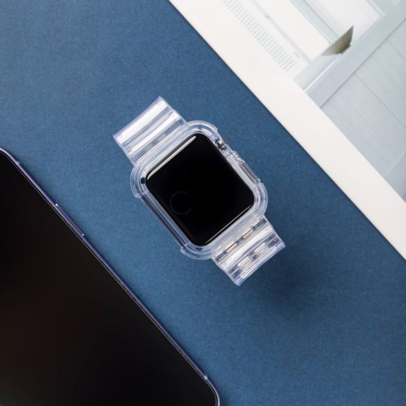 Strap Light Set csereszíj Apple Watch 6 44mm / Watch 5 44mm / Watch 4 44mm / Watch SE 44mm fekete