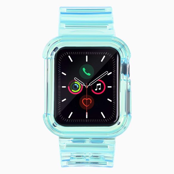 Strap Light Set csereszíj Apple Watch 6 44mm / Watch 5 44mm / Watch 4 44mm / Watch SE 44mm kék