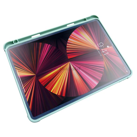 Állvány Tablet tok Smart tok az iPad Pro 11 39 2021 kitámasztó funkcióval rózsaszín