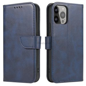 Magnet tok elegáns flipes kihajtható tok kitámasztóval Xiaomi Mi 11i/Xiaomi Poco F3/Xiaomi Redmi K40/Xiaomi Redmi K40 Pro/Xiaomi Redmi K40 Pro Plus - kék