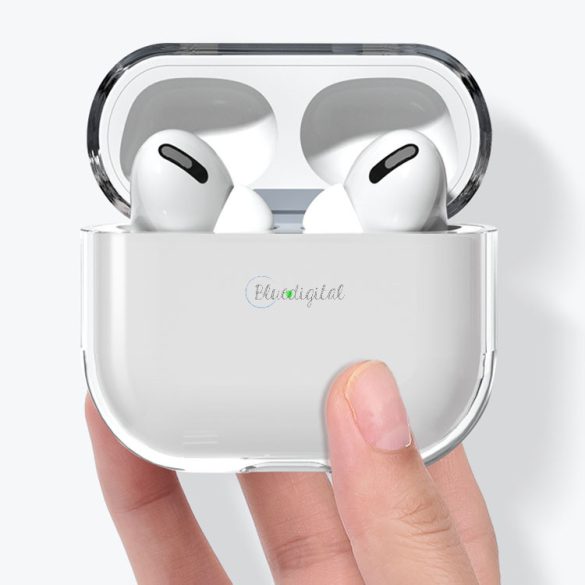 Apple Airpods 3 erős átlátszó fülhallgató tok (a)