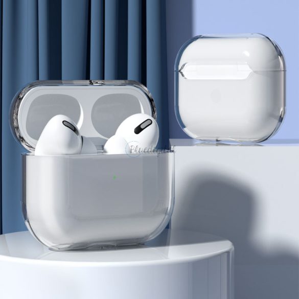 Apple Airpods 3 erős átlátszó fülhallgató tok (a)
