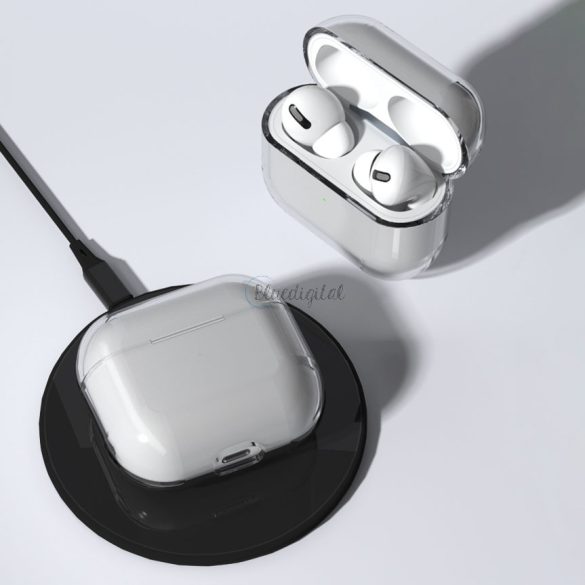 Apple Airpods 3 erős átlátszó fülhallgató tok (a)