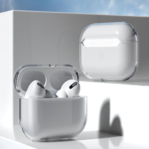 Apple Airpods 3 erős átlátszó fülhallgató tok (a)