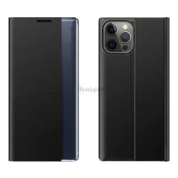   SLEEP tok flipes kihajtható tok Smart Window iPhone 13 Pro max fekete