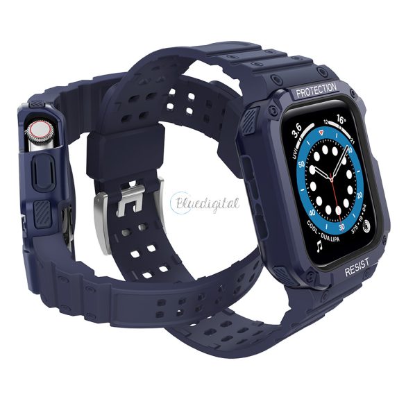 Protect Strap Band sávot az órákhoz 7/6/5/4/3/2 / SE (41/40 / 38mm) Blue tok