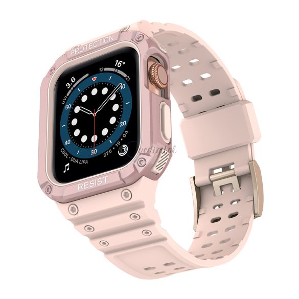 Csereszíj Apple Watch 2/3/4/5/6/7/SE (42/44/45mm) rózsaszín