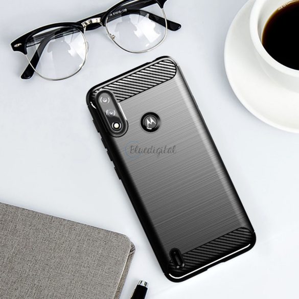 Carbon tok Flexible tok Motorola Moto E7I Power fekete