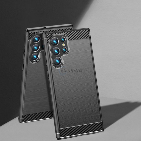 Carbon tok Flexible tok Samsung Galaxy S22 Ultra fekete