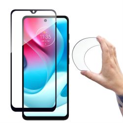  Wozinsky Nano Flexi edzett üveg Motorola Moto G60s fekete kerettel
