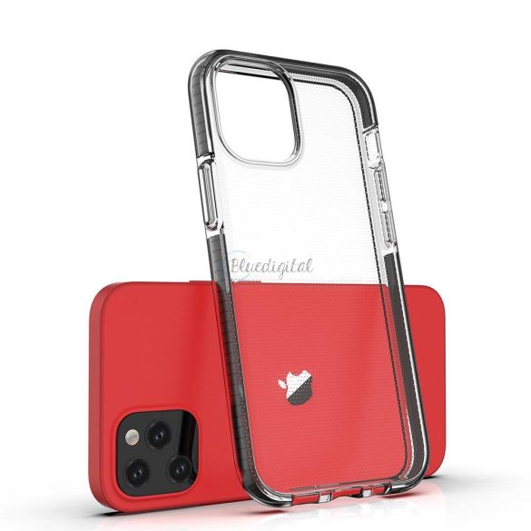 Spring tok átlátszó TPU GEL védőtok színes tok iPhone 13 Pro Mint