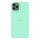 Eco-tok Iphone 11 Pro Silicone telefontok Mint